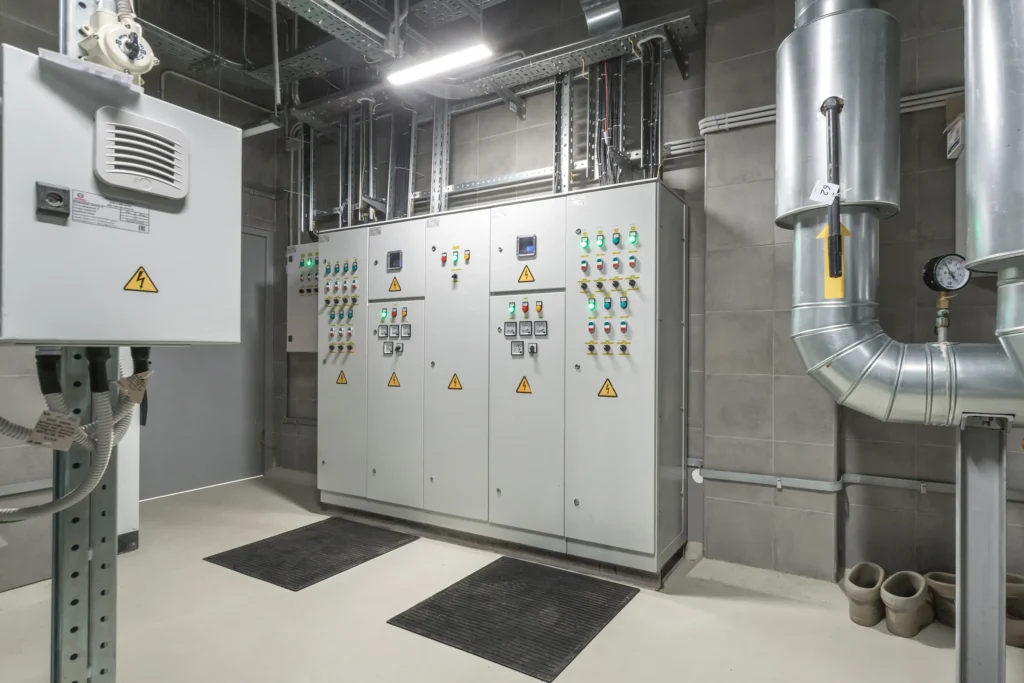 Industrial Electrical Control Room